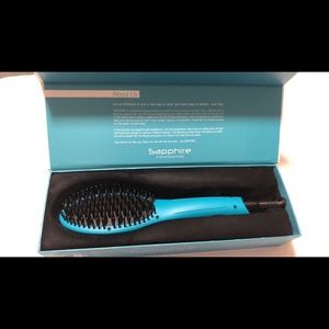 Hairbrush straightener